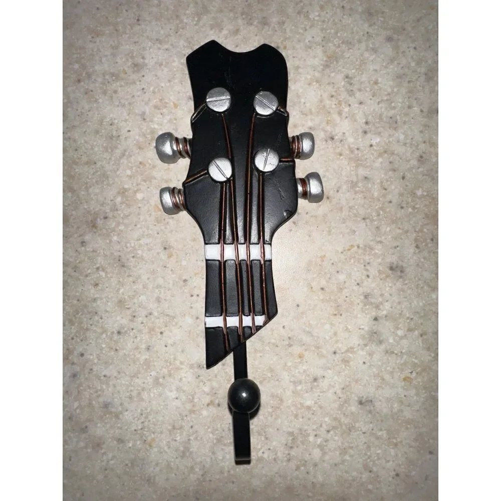 Electric and Acoustic Guitar Headstock RESIN Decorative Wall Hooks 2008 ICA Home